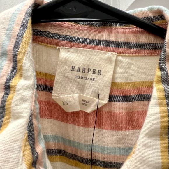 Francesca’s Women’s Striped Shirtdress - Picture 4 of 6